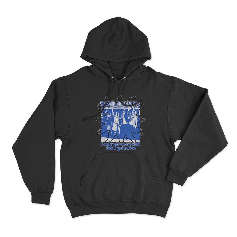 Weezer One World Life Unisex Hoodie Black Weezer One World Life Unisex Hoodie Black