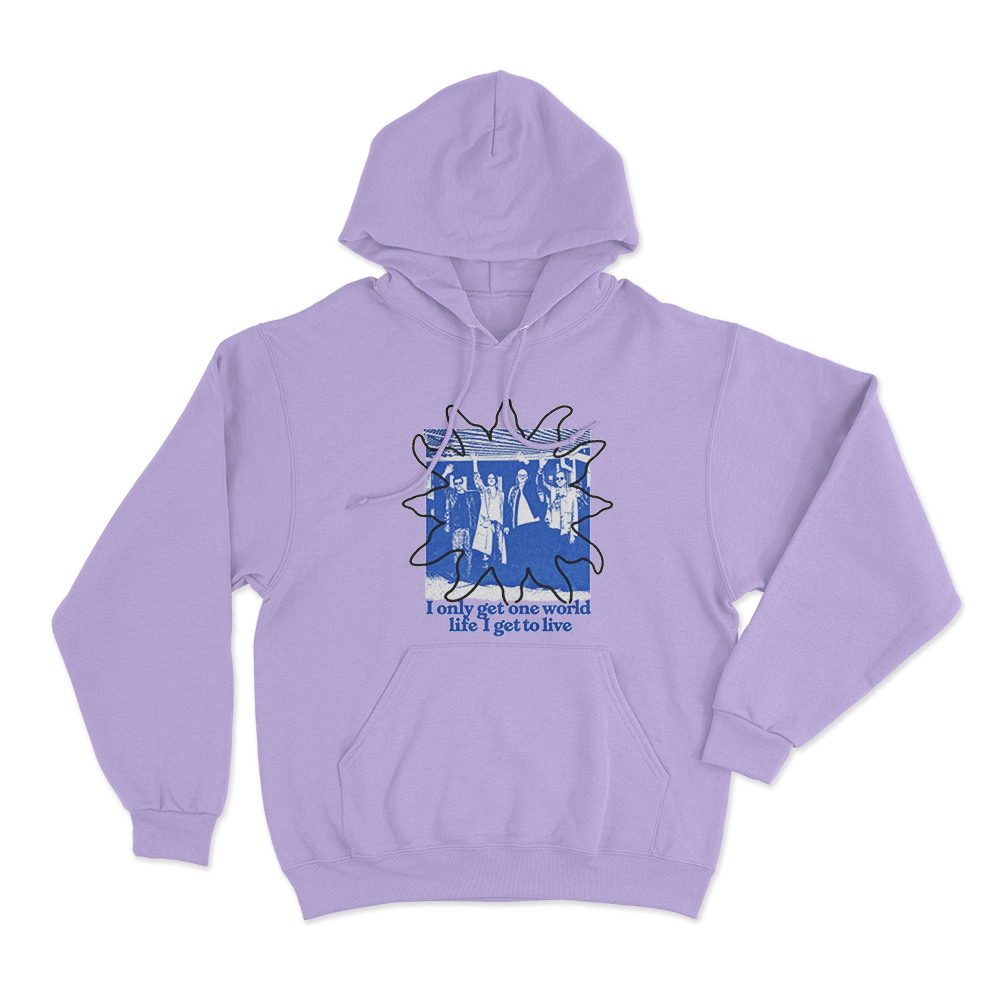Weezer One World Life Unisex Hoodie Purple Weezer One World Life Unisex Hoodie Purple