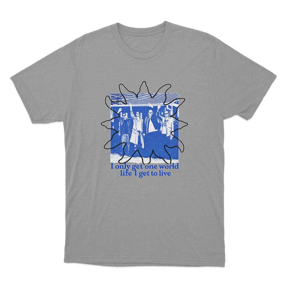 Weezer One World Life Unisex T Shirt Grey Weezer One World Life Unisex T Shirt Grey