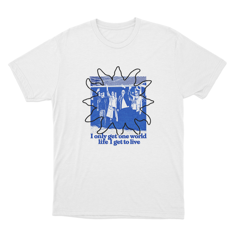 Weezer One World Life Unisex T Shirt White Weezer One World Life Unisex T Shirt White