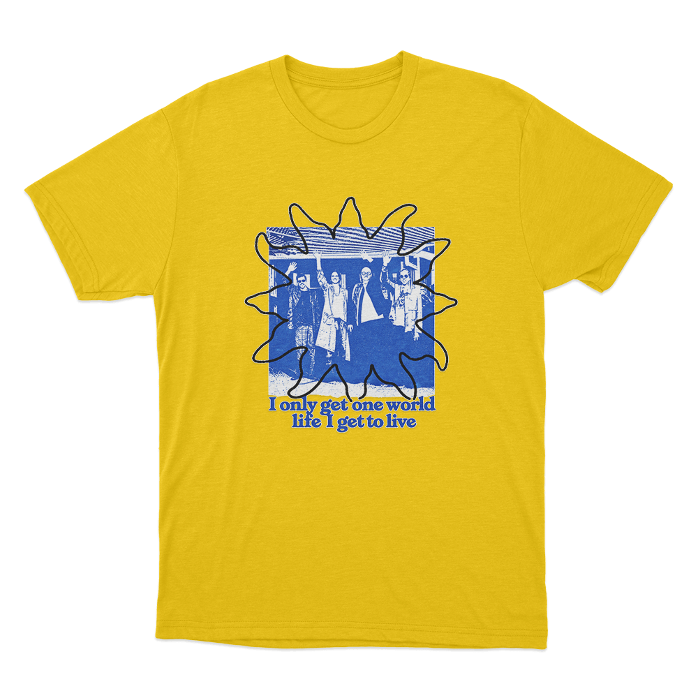 Weezer One World Life Unisex T Shirt Yellow Weezer One World Life Unisex T Shirt Yellow