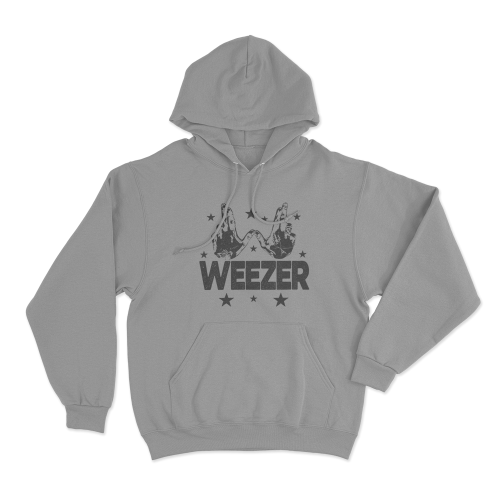 Weezer The Gathering Tour 2026 Unisex Hoodie Grey Weezer The Gathering Tour 2026 Unisex Hoodie Grey