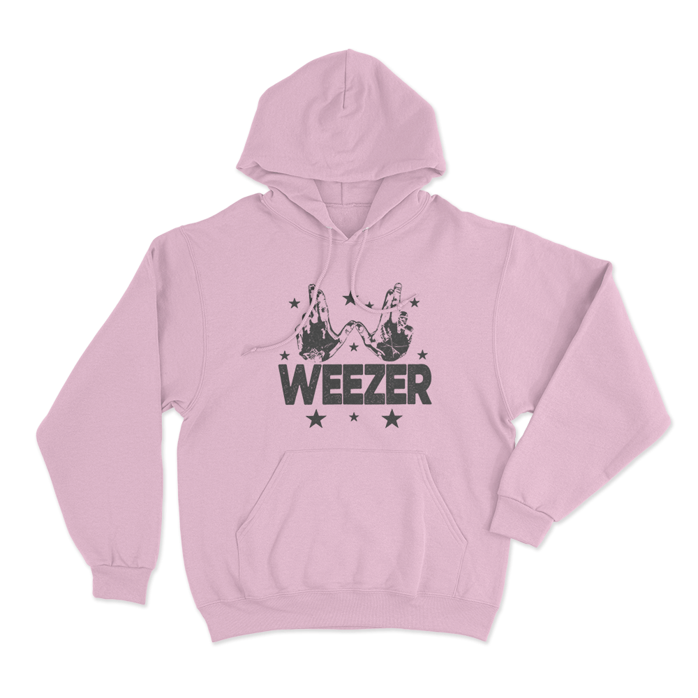 Weezer The Gathering Tour 2026 Unisex Hoodie Pink Weezer The Gathering Tour 2026 Unisex Hoodie Pink