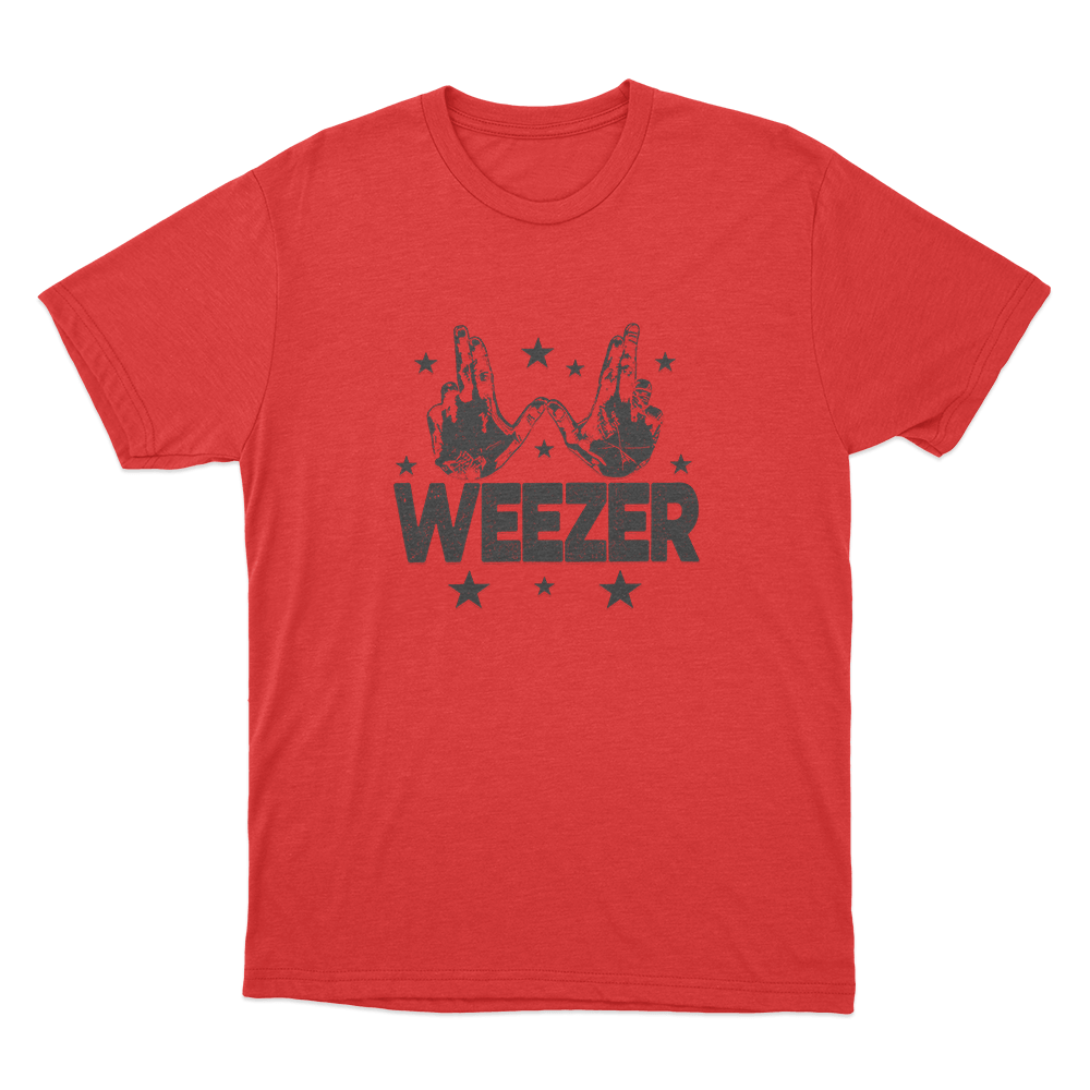 Weezer The Gathering Tour 2026 Unisex T Shirt Red Weezer The Gathering Tour 2026 Unisex T Shirt Red