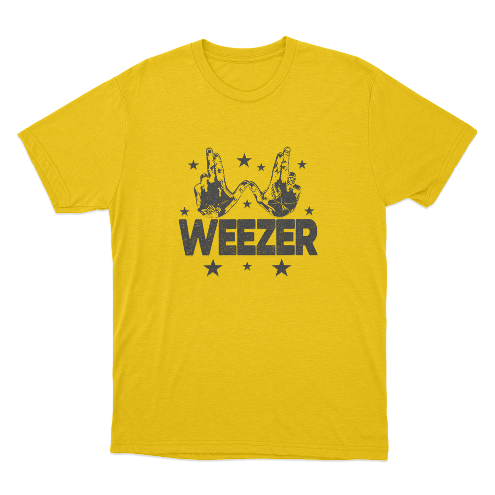 Weezer The Gathering Tour 2026 Unisex T Shirt Yellow Weezer The Gathering Tour 2026 Unisex T Shirt Yellow
