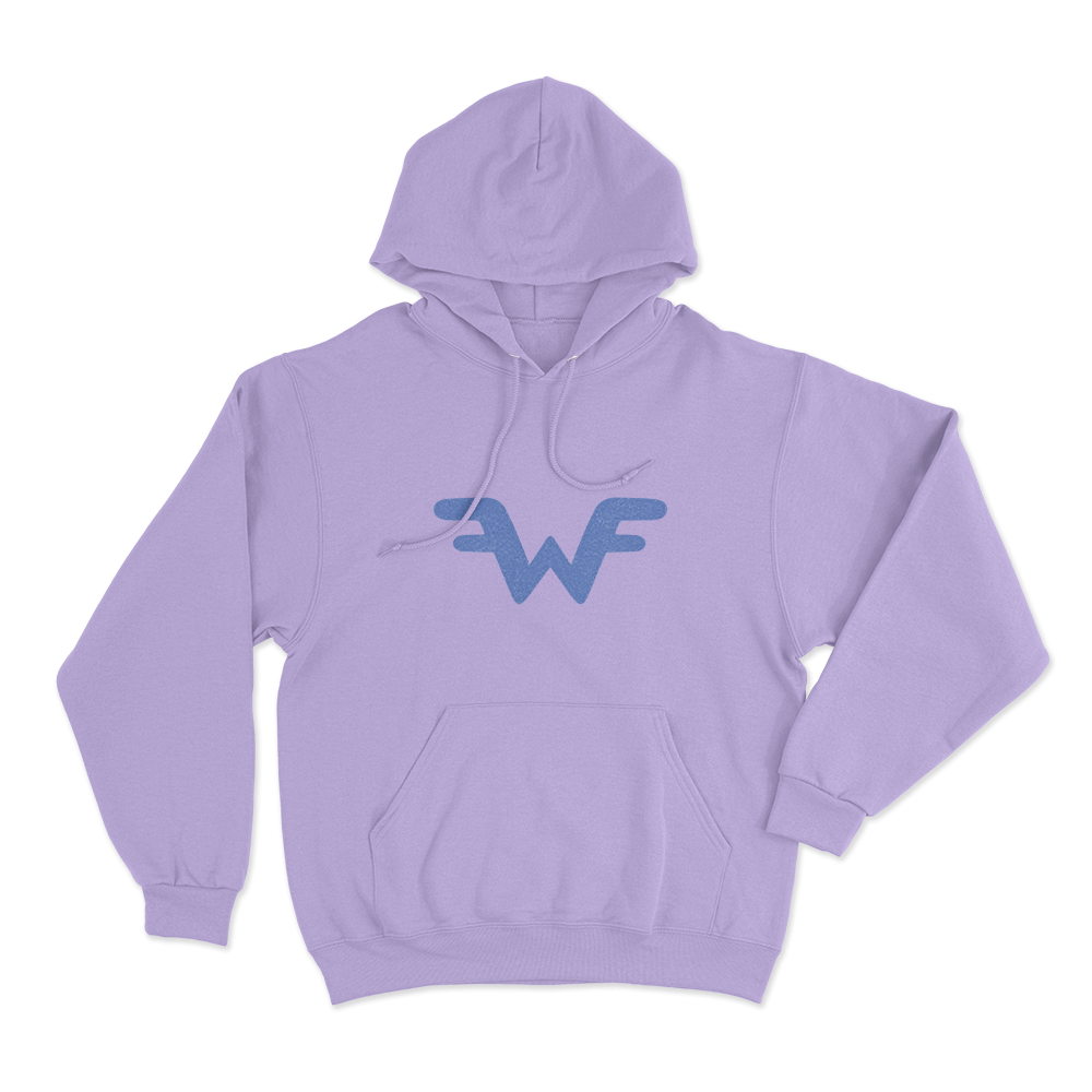 Weezer W Logo Unisex Hoodie Purple Weezer W Logo Unisex Hoodie Purple