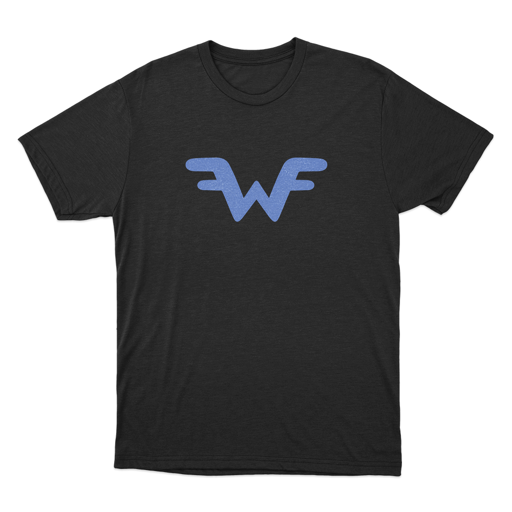 Weezer W Logo Unisex T Shirt Black Weezer W Logo Unisex T Shirt Black