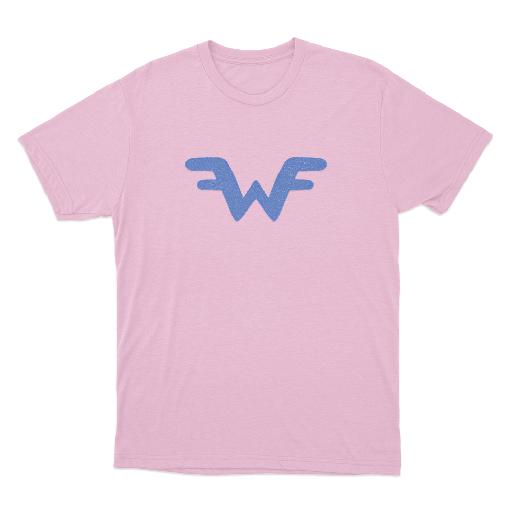 Weezer W Logo Unisex T Shirt Pink Weezer W Logo Unisex T Shirt Pink