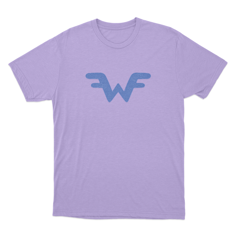 Weezer W Logo Unisex T Shirt Purple Weezer W Logo Unisex T Shirt Purple